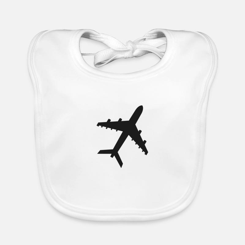 Flugzeug Baby Bio-Lätzchen