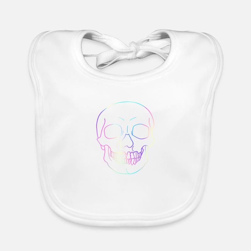 Skull skull Organic Baby Bibs
