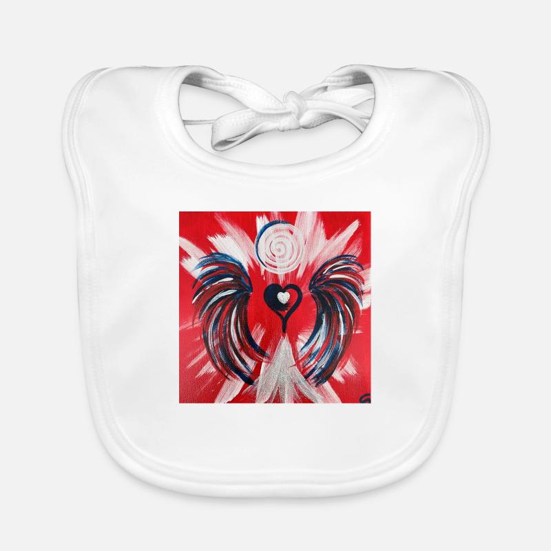 Herzengel "...ich bin einfach" Baby Bio-Lätzchen