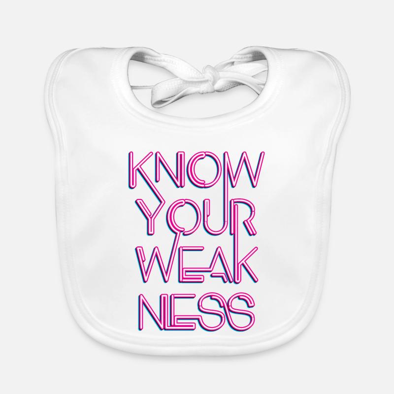 Know your weakness Organic Baby Bibs