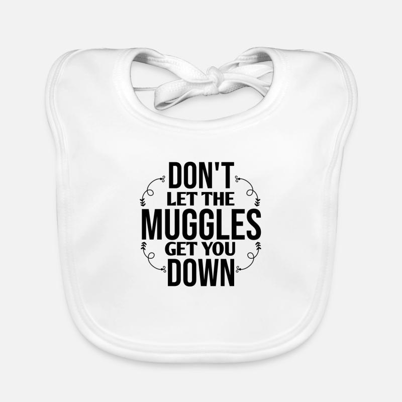 Don't let the Muggles get you down Bavoir bio Bébé