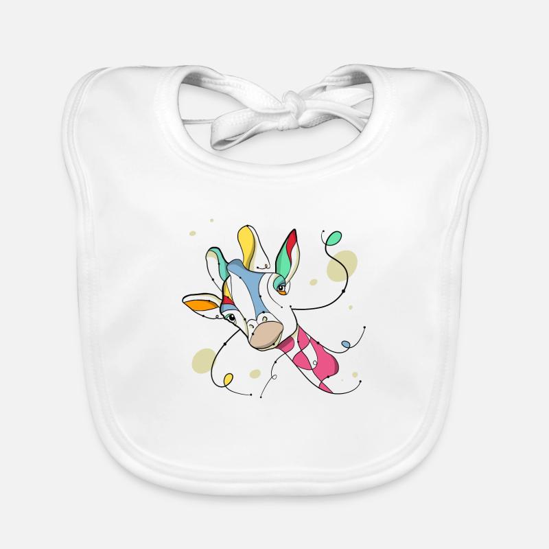 Giraffe Baby Bio-Lätzchen