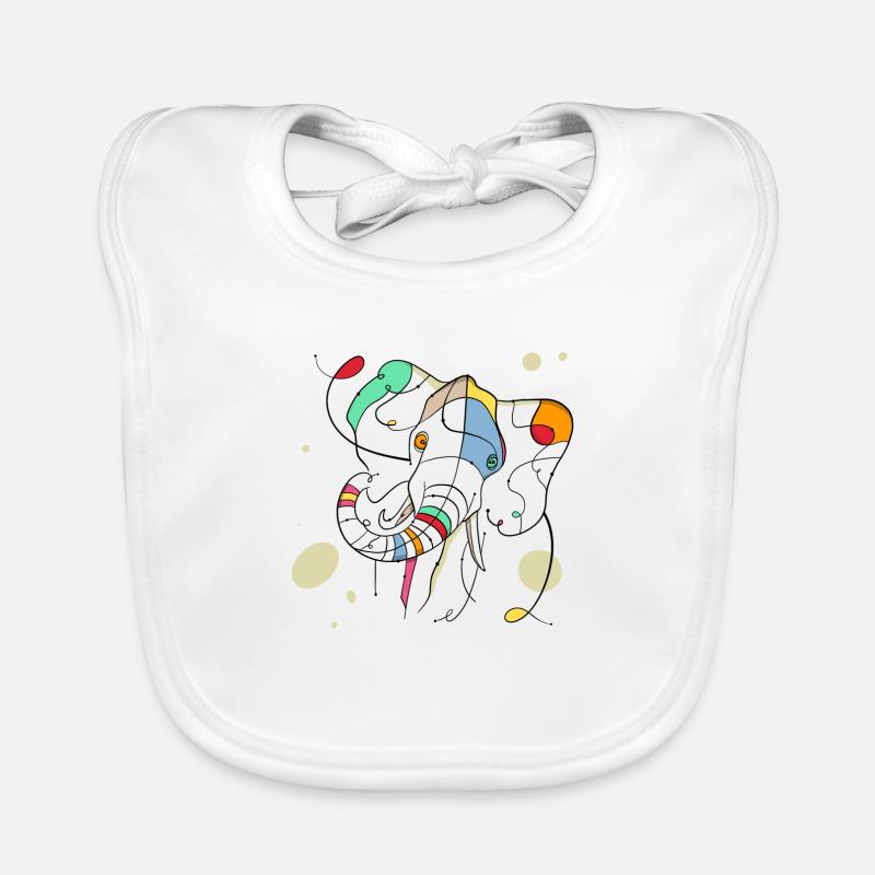 Elefant Baby Bio-Lätzchen