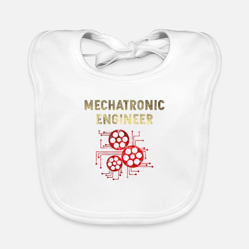 Mechatronics engineer gift Organic Baby Bibs