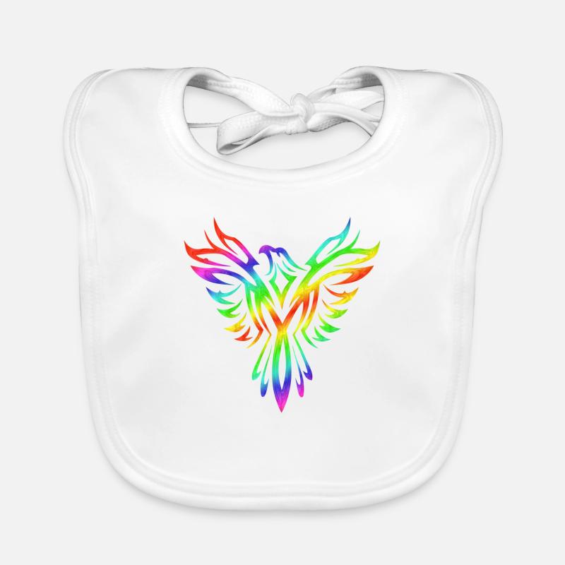 Phoenix Arc en Ciel Bavoir bio Bébé