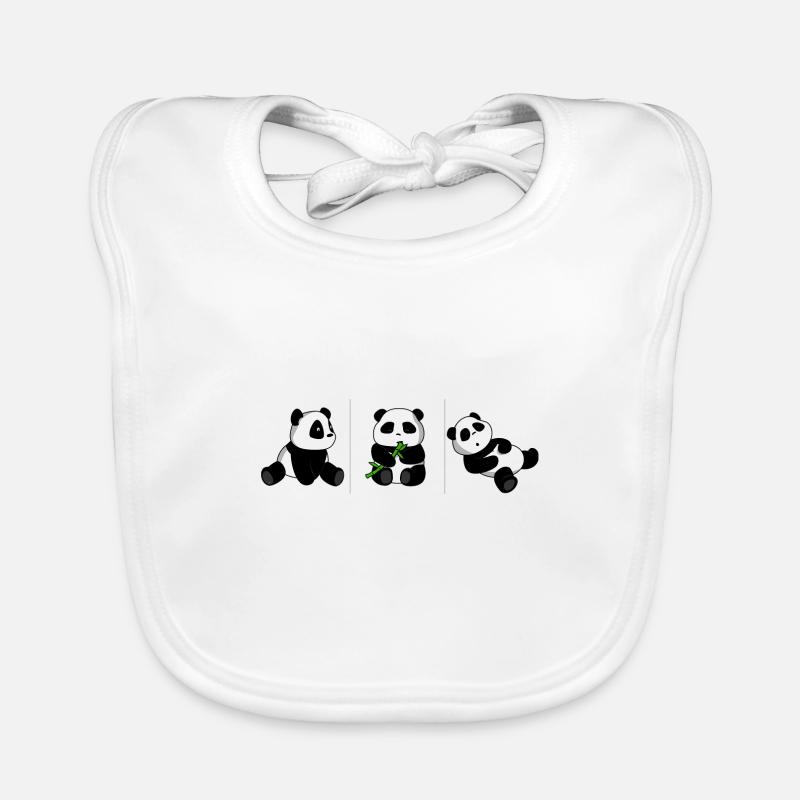 sit - eat - sleep Bavoir bio Bébé