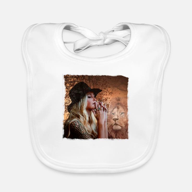 Leo dream romantic Organic Baby Bibs