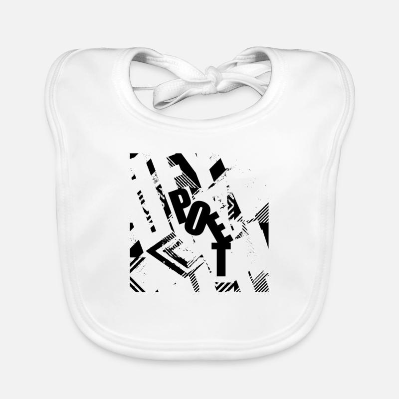 Modern poet Organic Baby Bibs