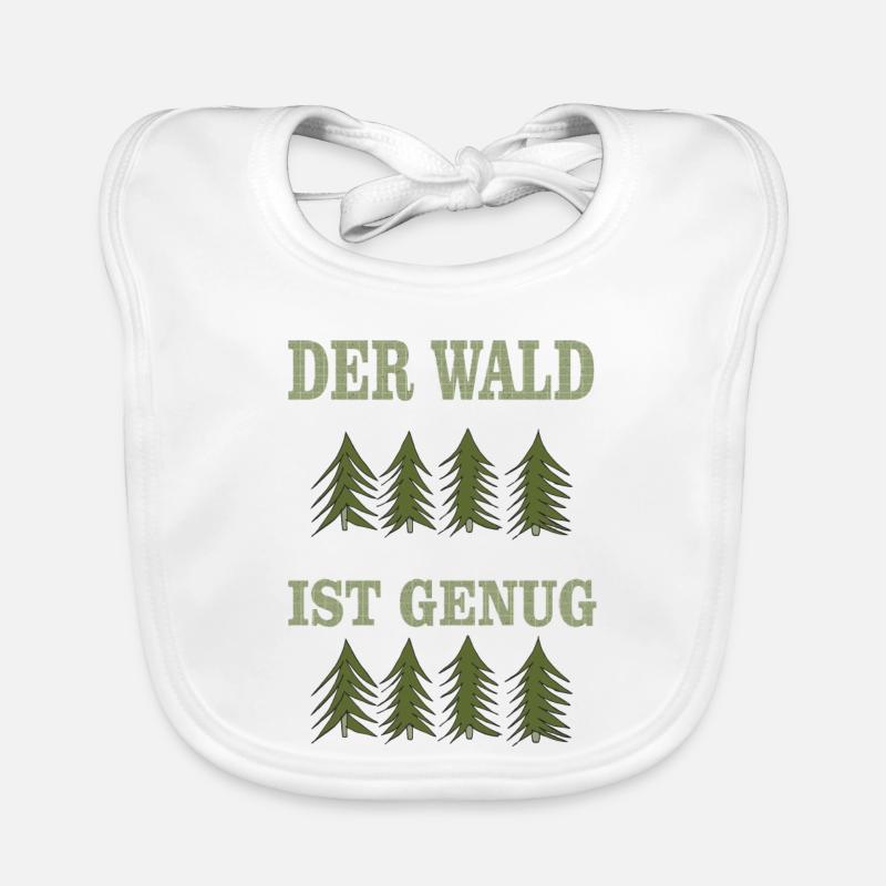 LA forêt suffit Bavoir bio Bébé