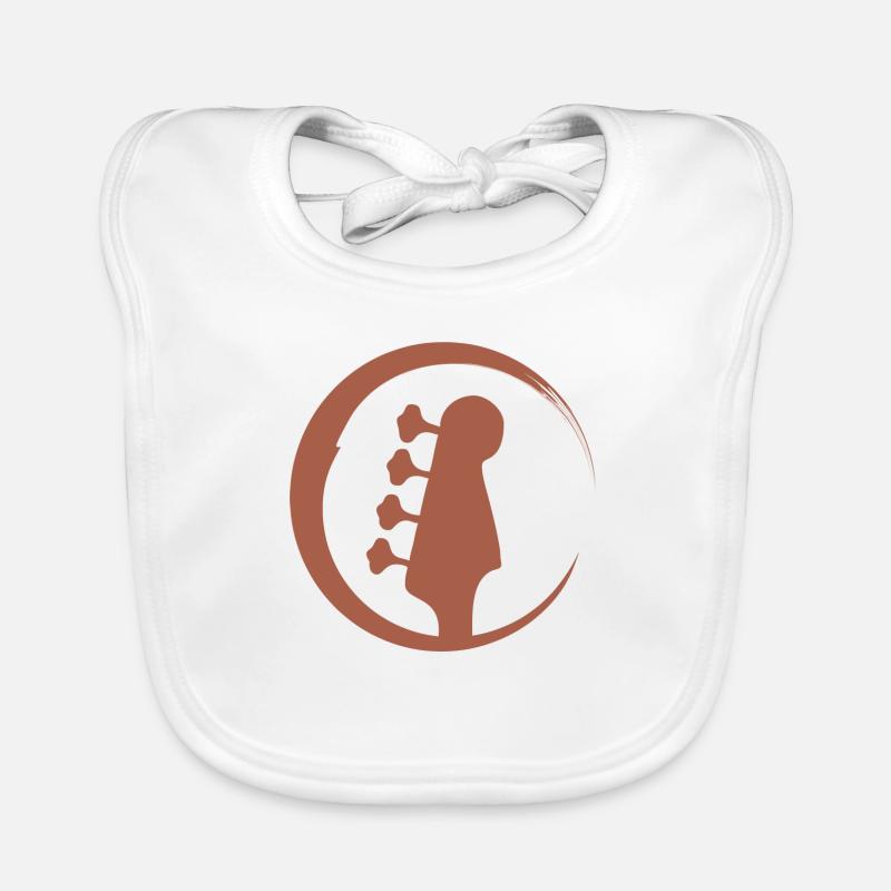 basse - Bavoir bio Bébé - blanc