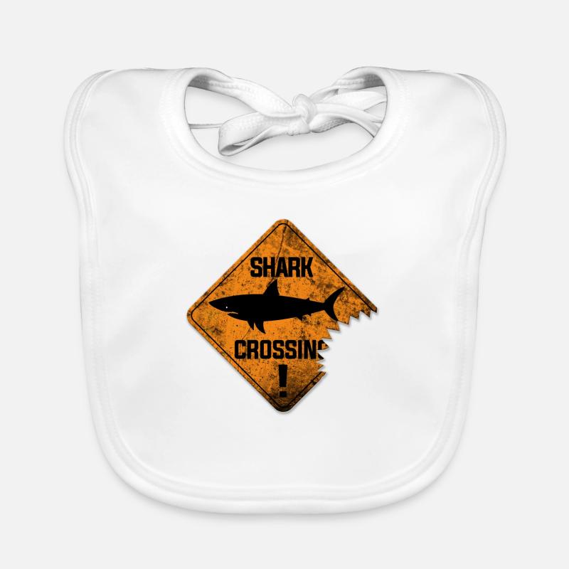 TRAVERSEMENT DE REQUINS Bavoir bio Bébé