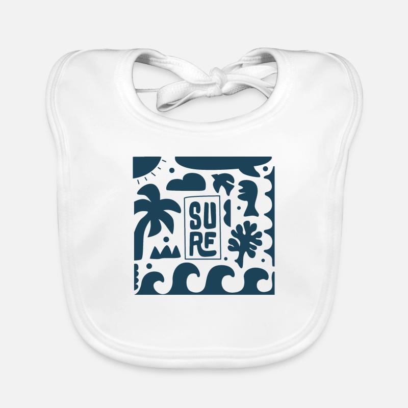 Le surf Bavoir bio Bébé