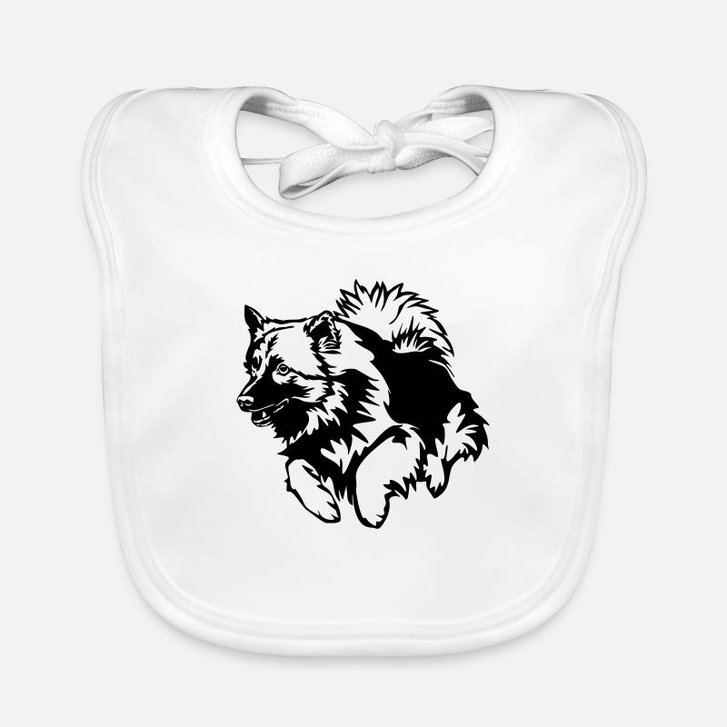 Wolfsspitz Baby Bio-Lätzchen