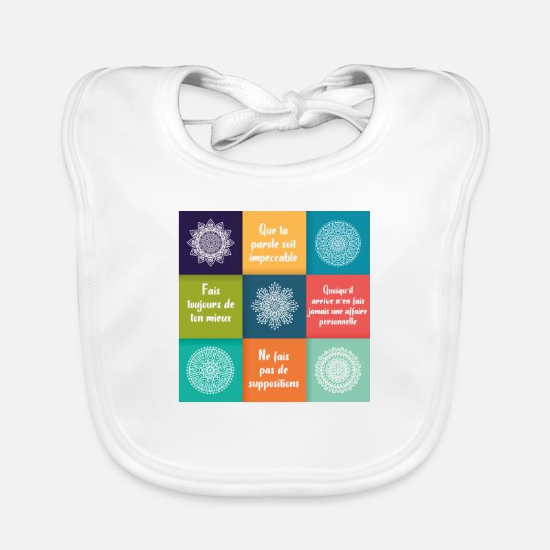 4 TOLTEQUES CHORDS Organic Baby Bibs