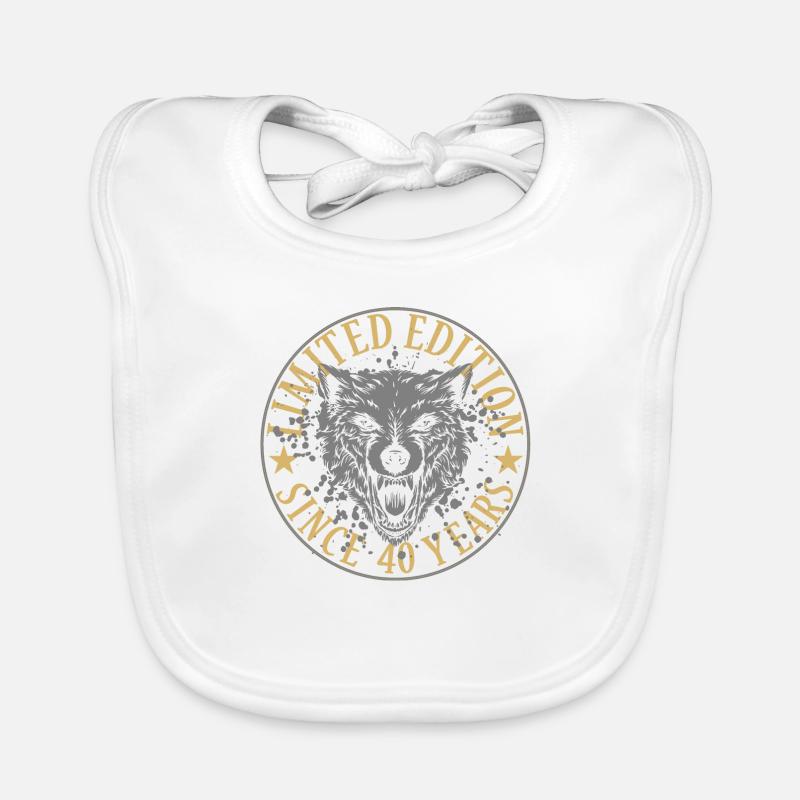 40 Wolf Limited Edition clear Baby Bio-Lätzchen