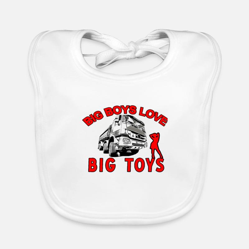 Trucks Organic Baby Bibs