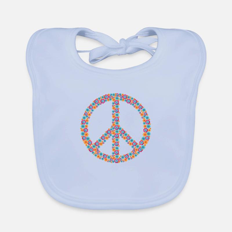 Peace Organic Baby Bibs