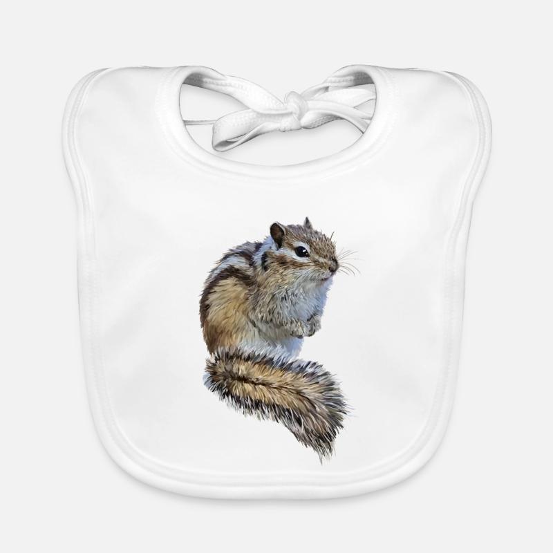 chipmunk Organic Baby Bibs