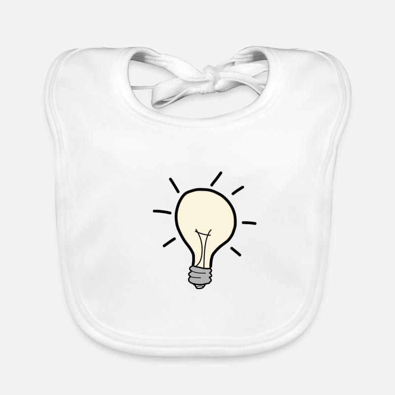 Glühbirne Baby Bio-Lätzchen
