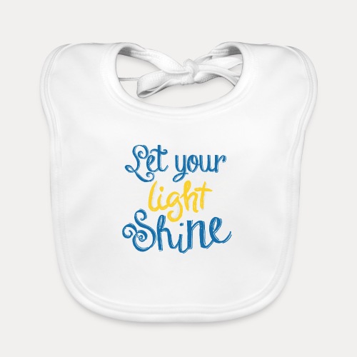 Let your light shine - Baby Bio-Lätzchen