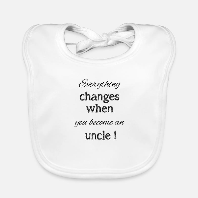Become an uncle | Uncle | Best Uncle Organic Baby Bibs