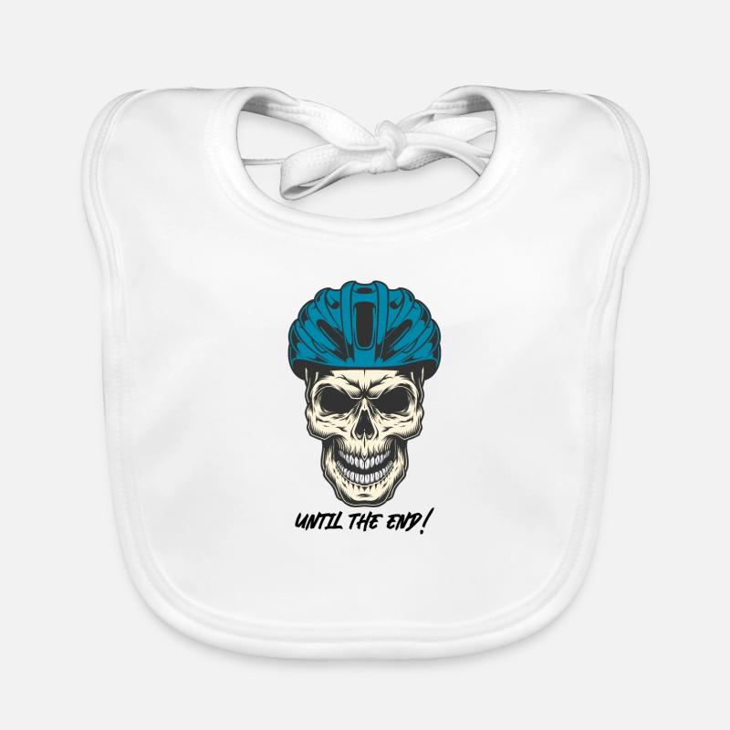 Crâne de vélo casque Bavoir bio Bébé