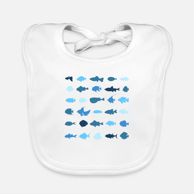Les petits poissons Bavoir bio Bébé
