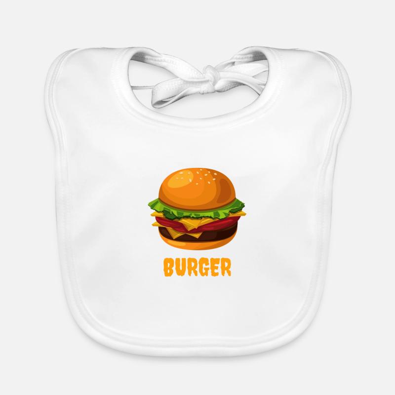 Burger Bavoir bio Bébé