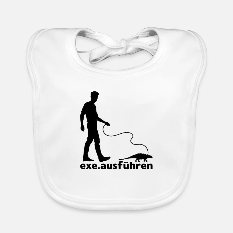 Exe ausführen Programming Informatic Geschenk Baby Bio-Lätzchen