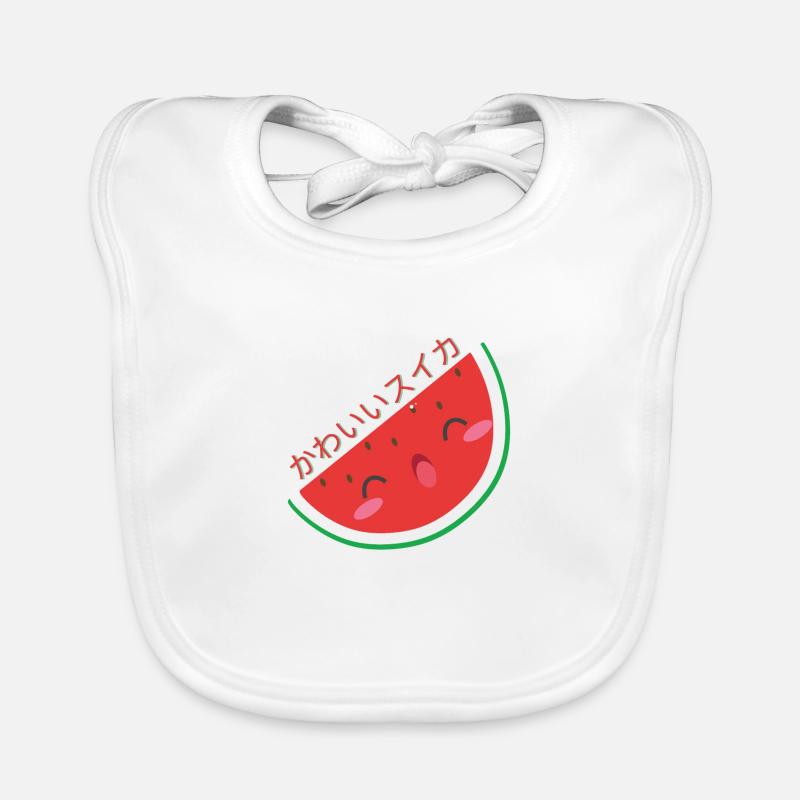 sandia kawaii Bavoir bio Bébé