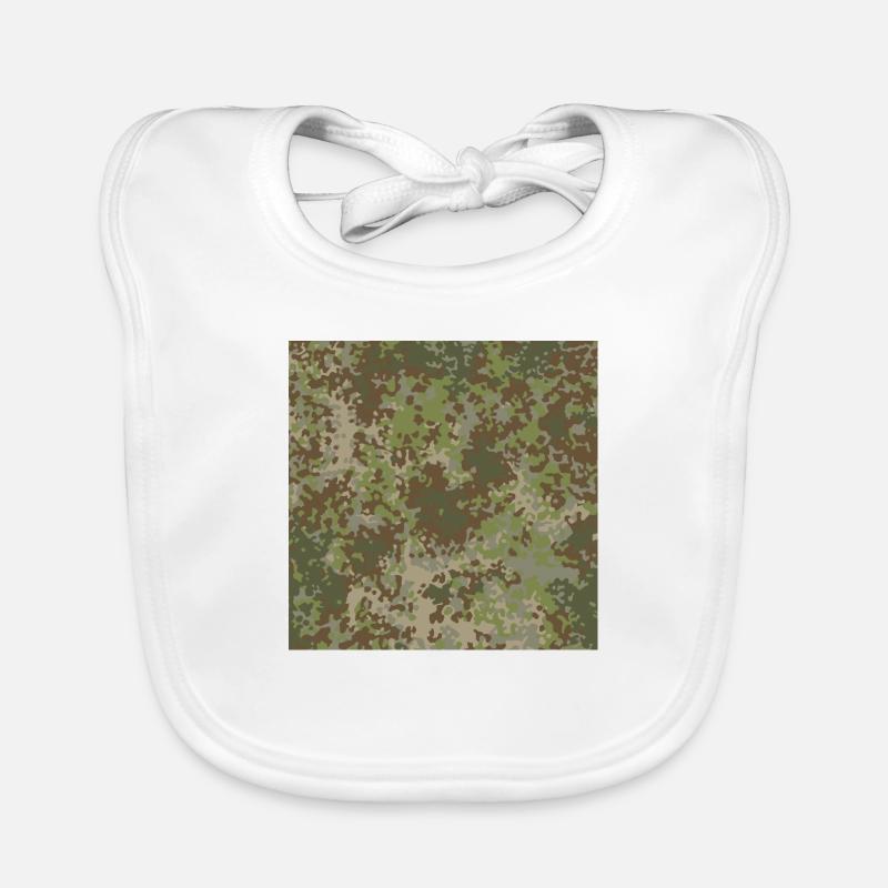 Multitarn flecktarn Germany motif Organic Baby Bibs