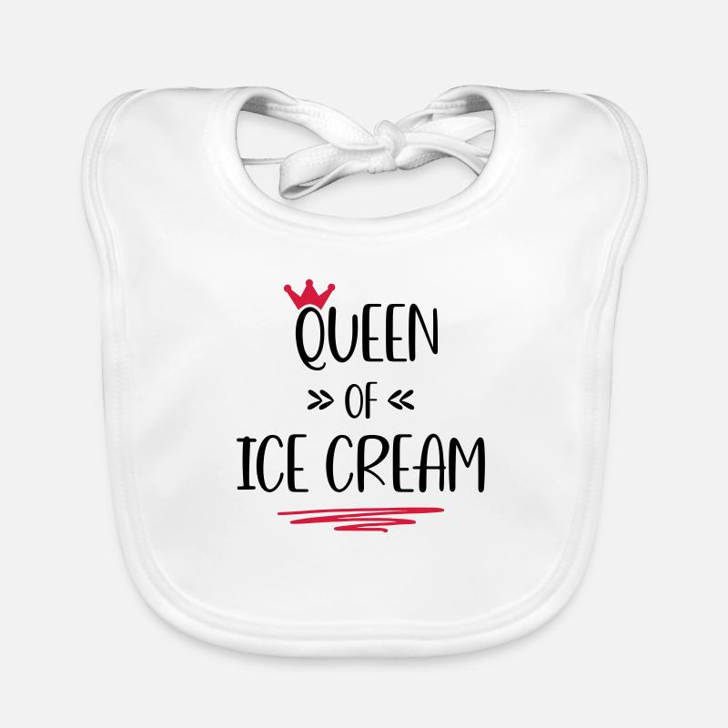 ice cream Organic Baby Bibs