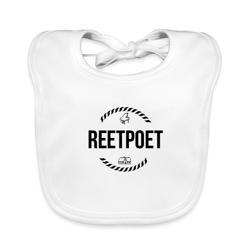 ReetPoet | Logo Schwarz - Baby Bio-Lätzchen