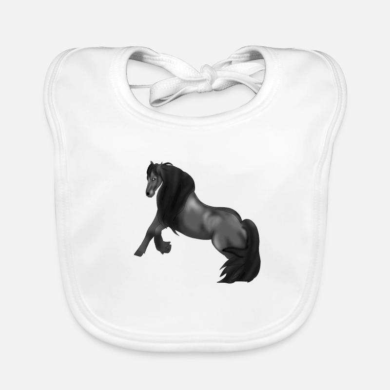 Friese Pferd Baby Bio-Lätzchen