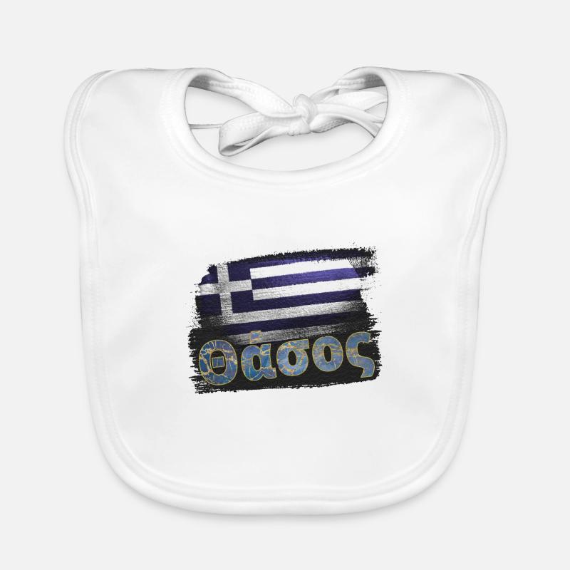 Thassos Thasos Θάσος Taşoz - GR Ελλάδα Greece Organic Baby Bibs