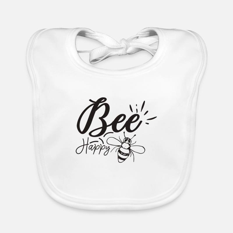 Bee Happy Organic Baby Bibs