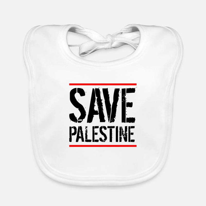 Libérer la Palestine Bavoir bio Bébé