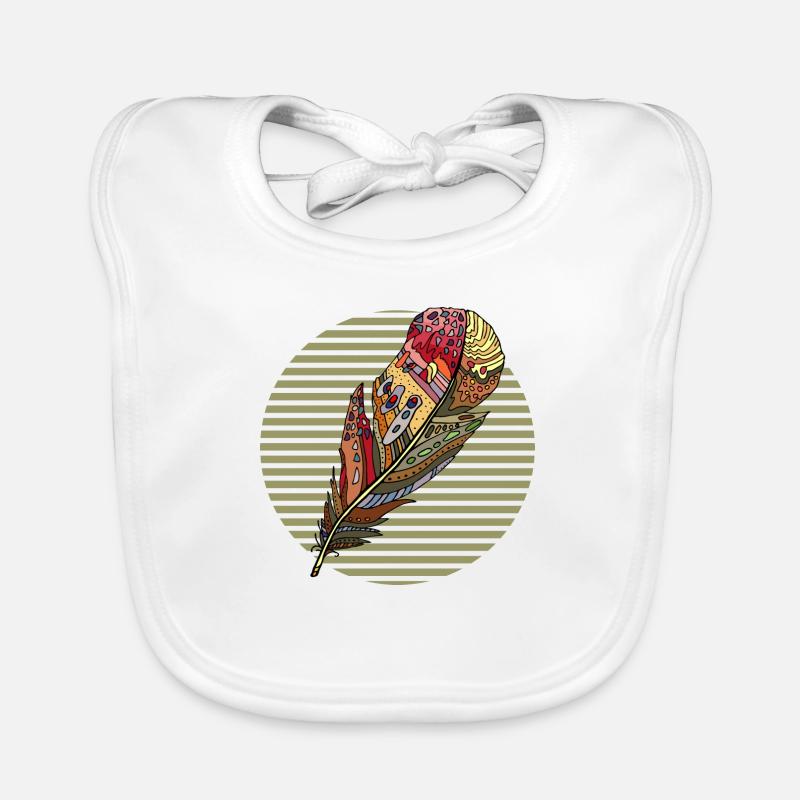 Feder Baby Bio-Lätzchen