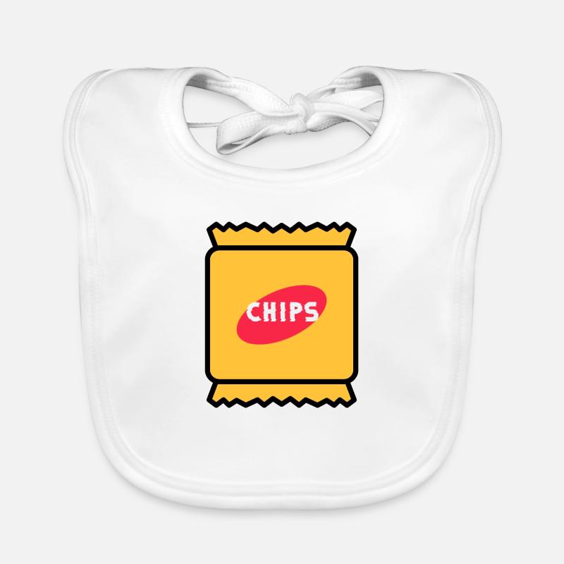 Potato Chips Organic Baby Bibs