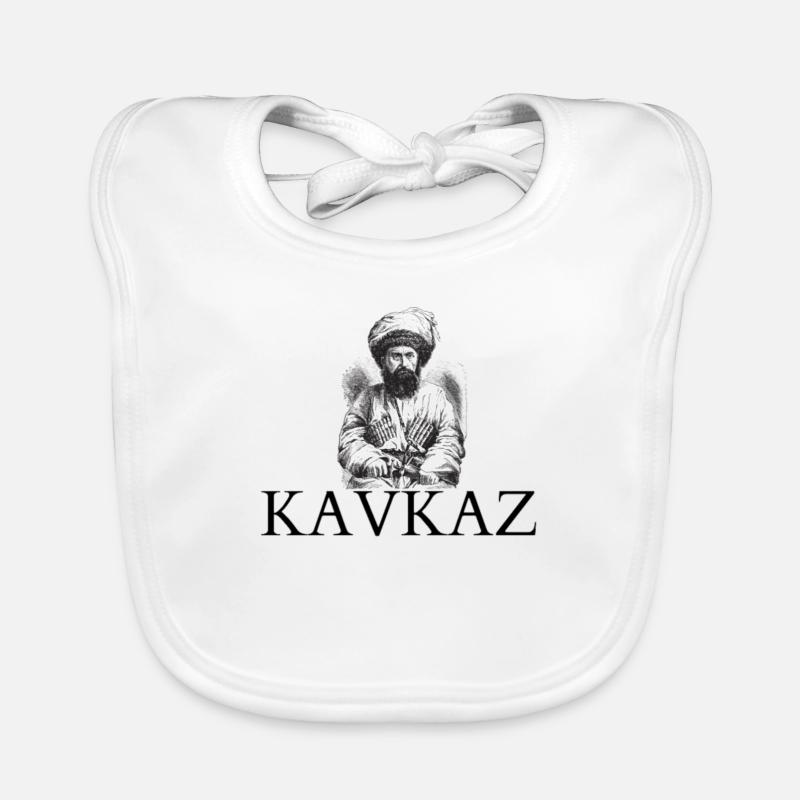 KAVKAZ - Baby Bio-Lätzchen - Weiß