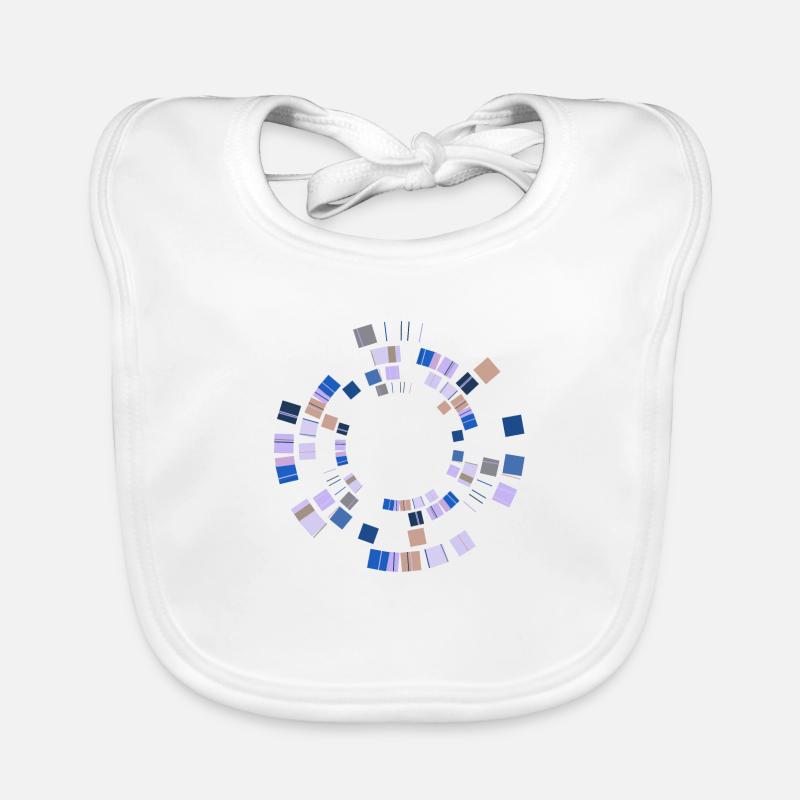 Abstract Minimal Circle Baby Bio-Lätzchen