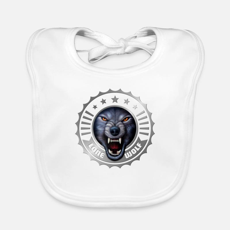 Wolf Bavoir bio Bébé