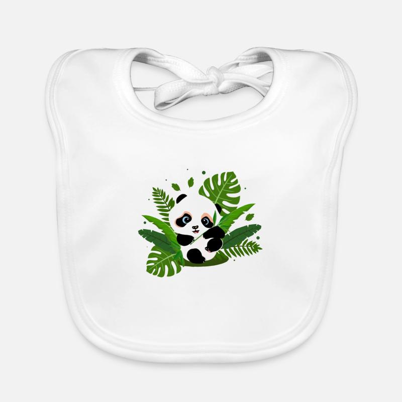 panda Organic Baby Bibs