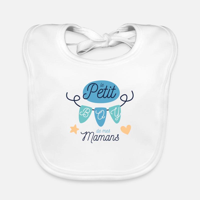 Le Petit Boy de Mes Mamans Bavoir bio Bébé