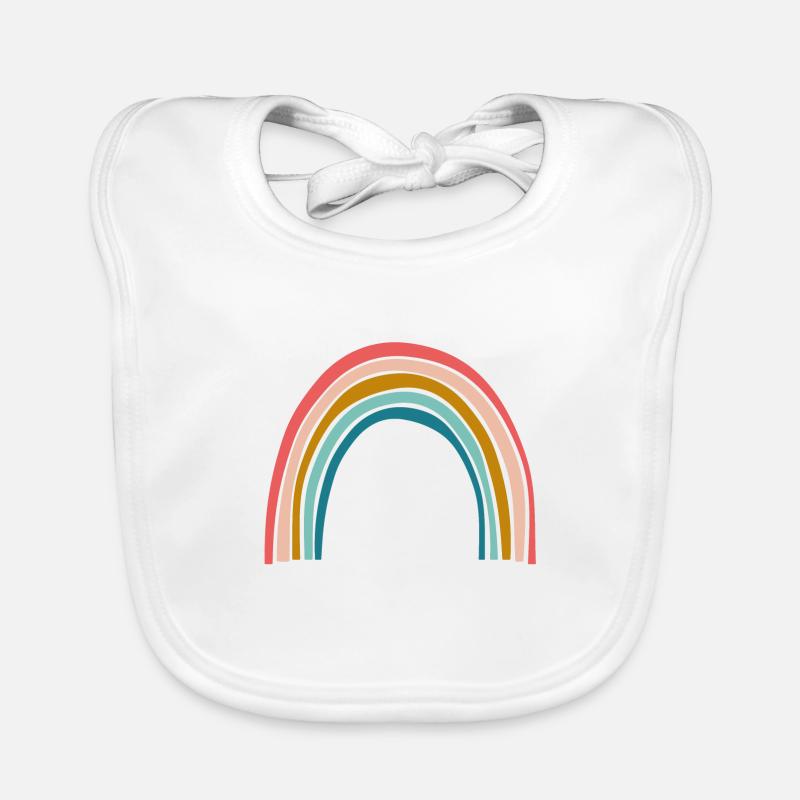 Regenbogen Baby Bio-Lätzchen