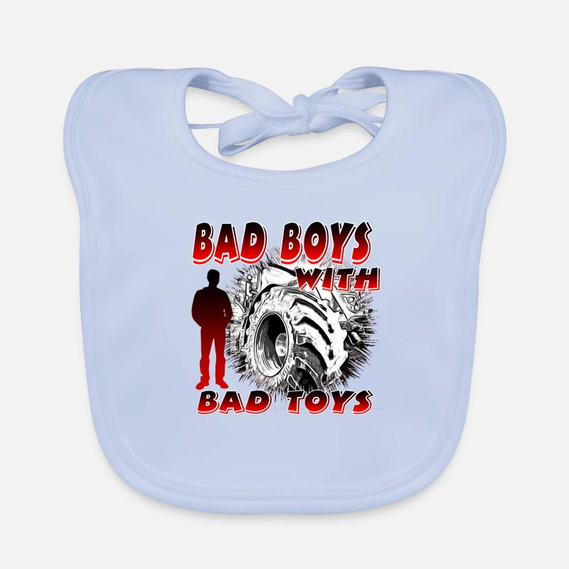 Traktor Baby Bio-Lätzchen