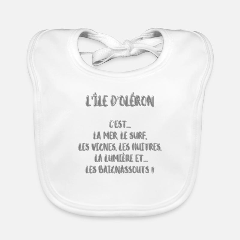 l île d Oléron serie île d'Oléron Bavoir bio Bébé