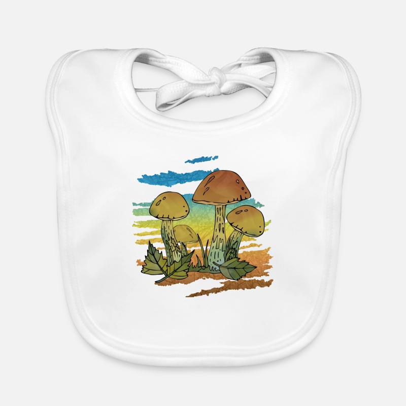 Pilze Baby Bio-Lätzchen