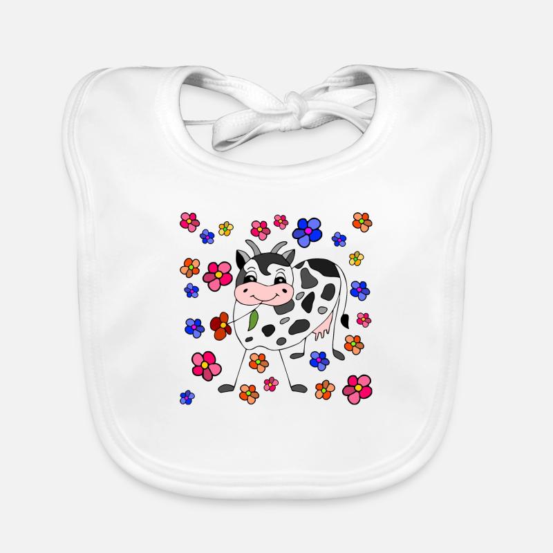 Vache Bavoir bio Bébé