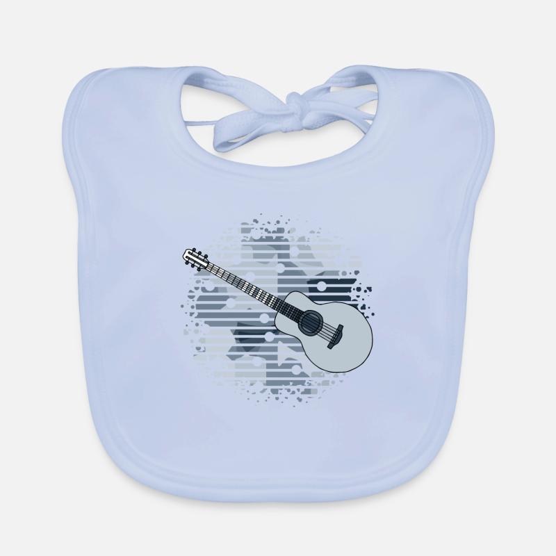 Guitar Organic Baby Bibs